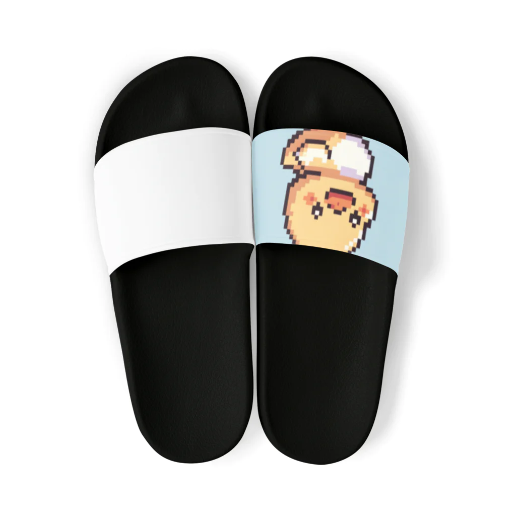 himajinseijin01のドット絵ミニアヒルちゃん大きめサイズ Sandals