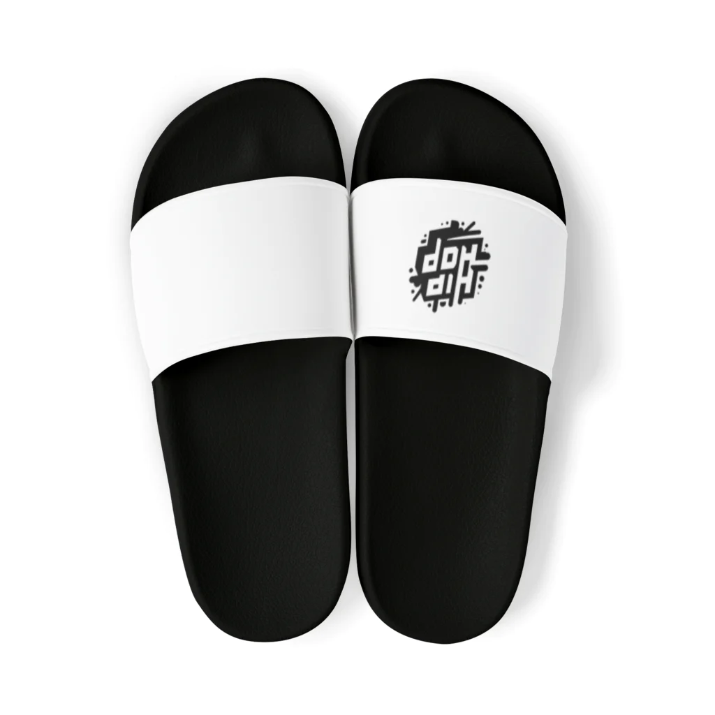 ラップ系イラストのhiphop Sandals