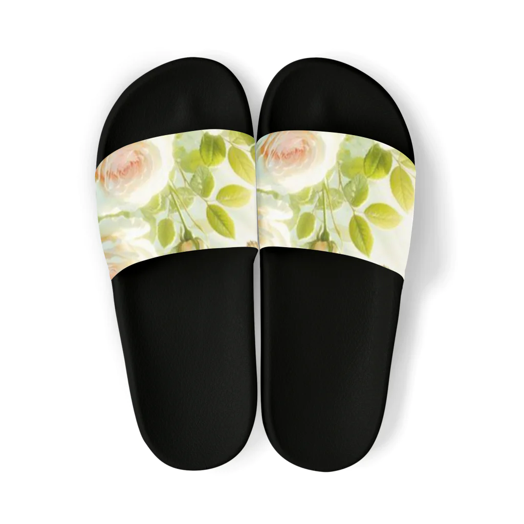 Rパンダ屋の「白薔薇」グッズ Sandals