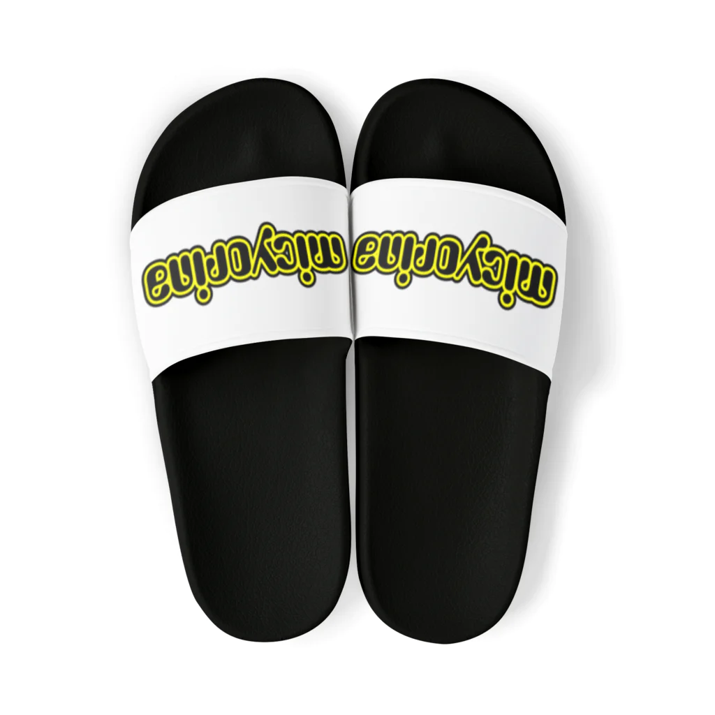 micyorina shopのmicyorina オリジナル logo Sandals