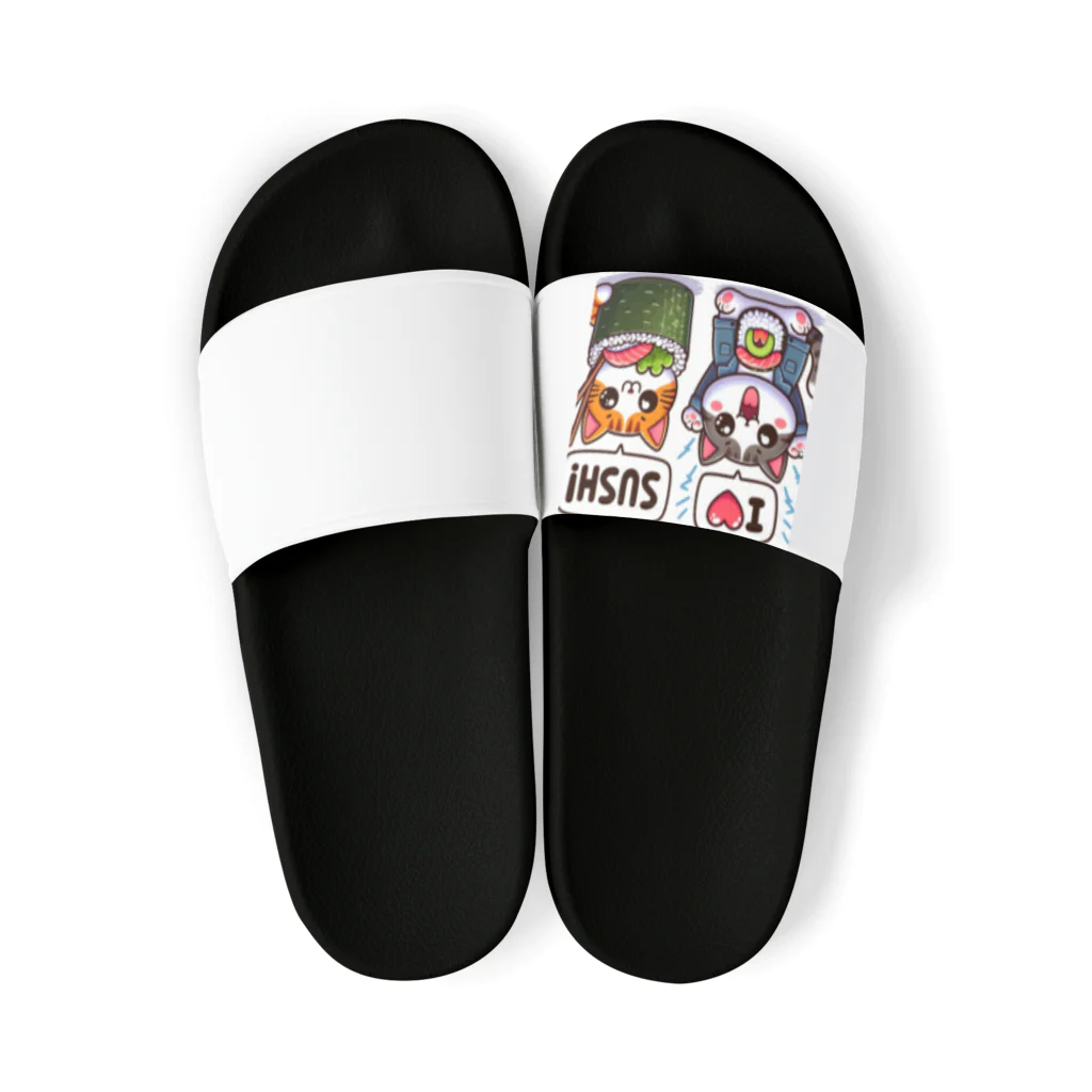 ATOZEKI777の猫おすっしラブ Sandals