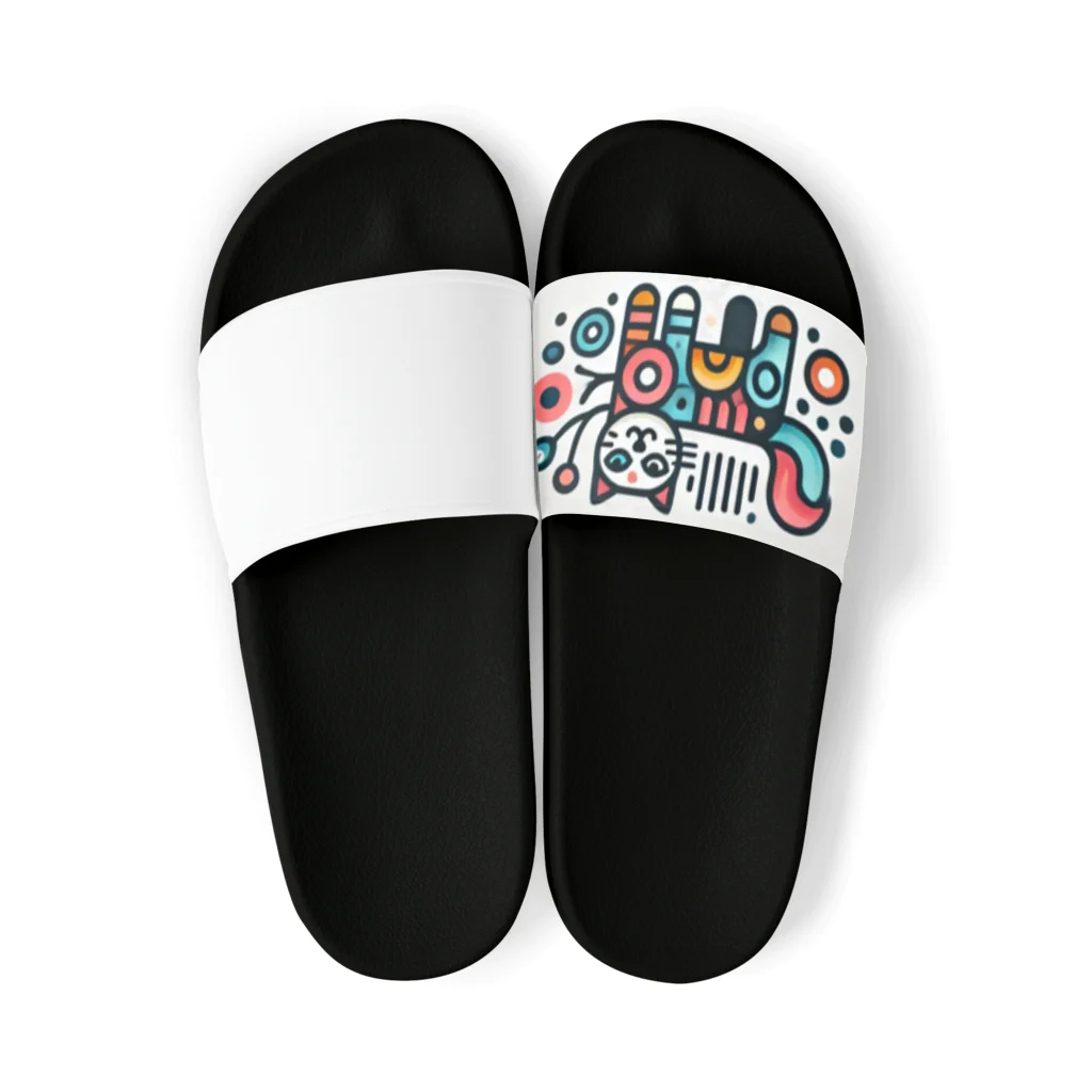 アニマル宮殿のキャットくん Sandals