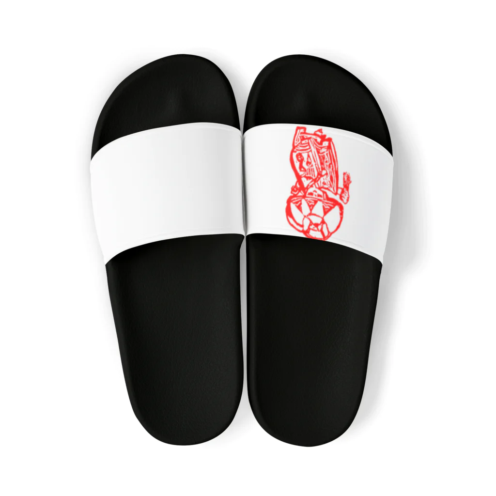 yukino-hiの赤花の記憶 Sandals