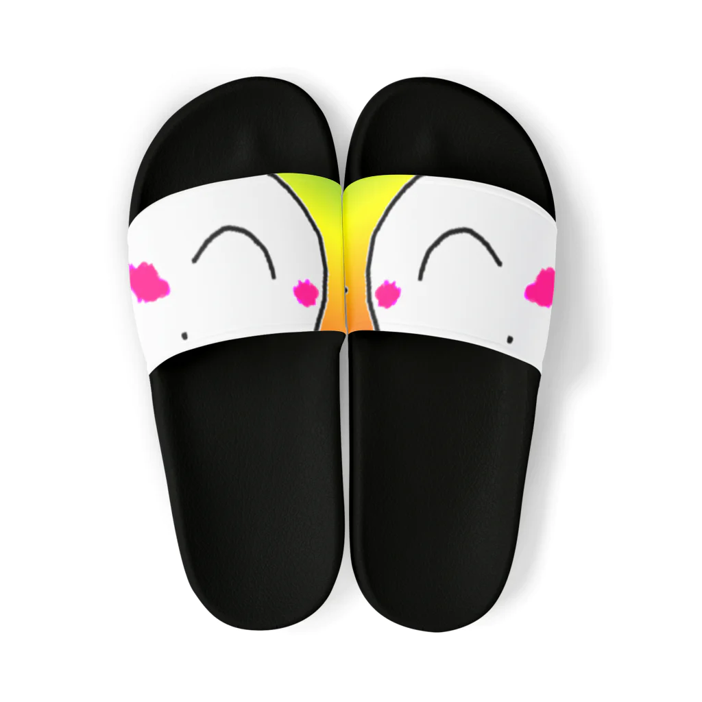 でおきしりぼ子の実験室ののりこえくん Sandals