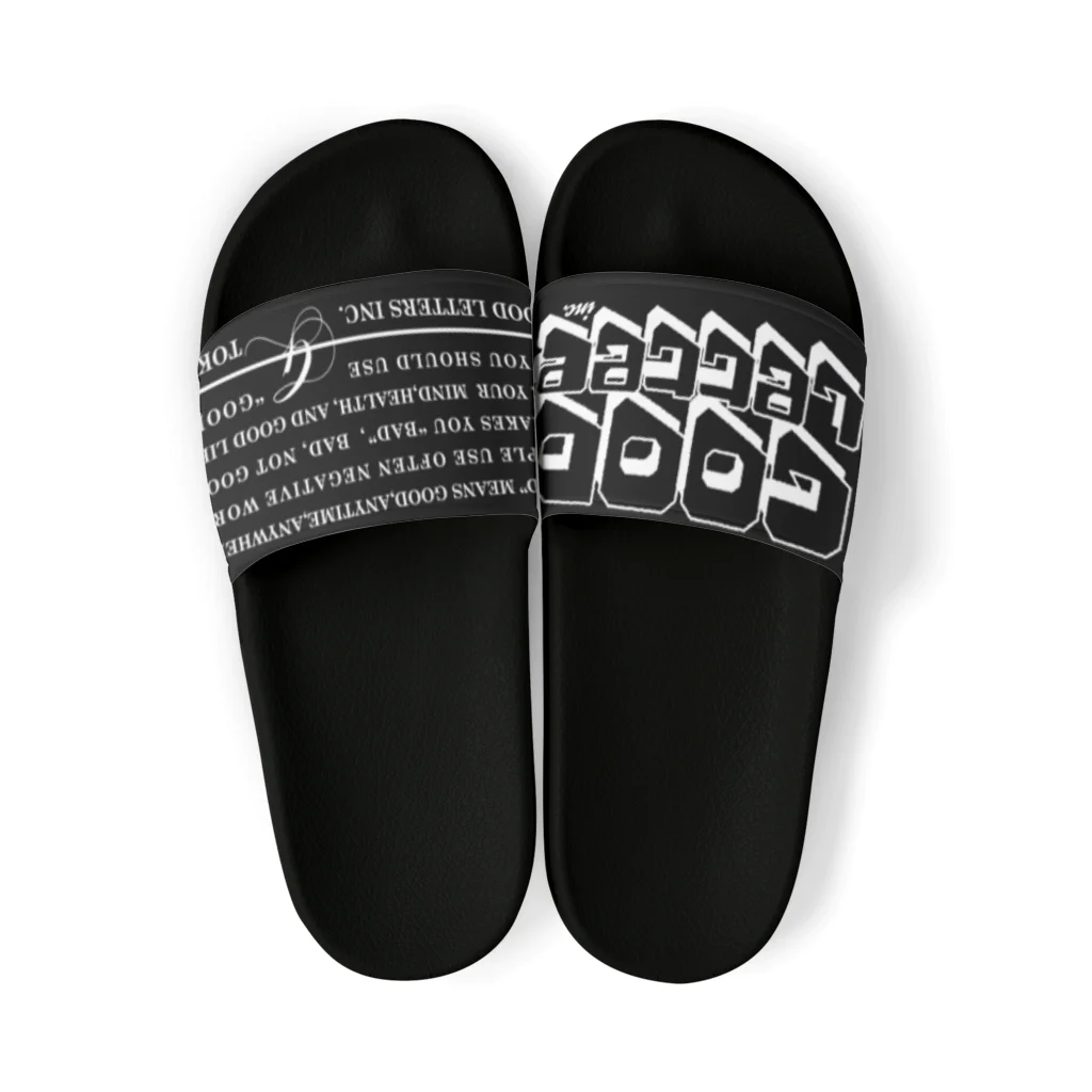 Favela Classic by GOOD LETTERS .incのGOOD KOUJOU SANDAL bk サンダル