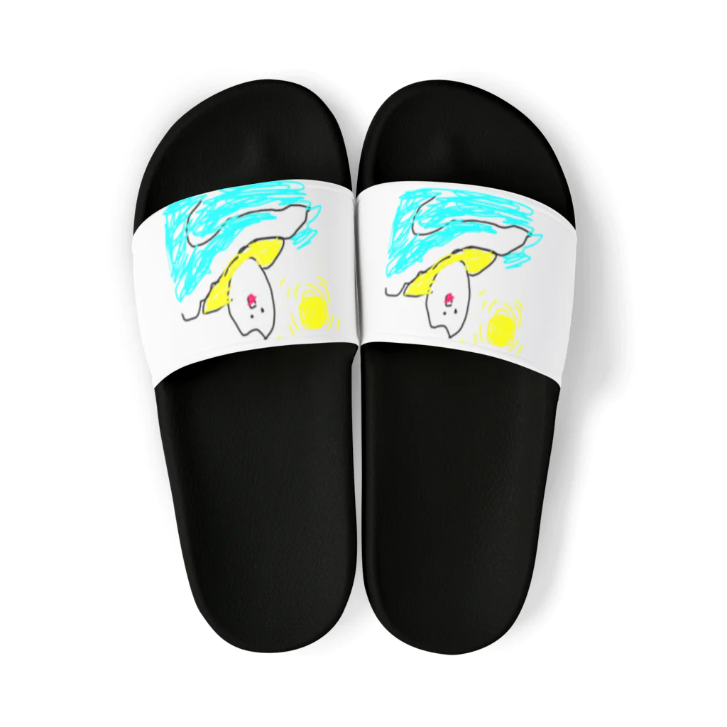 四角くてカリカリの米サーフィン Sandals