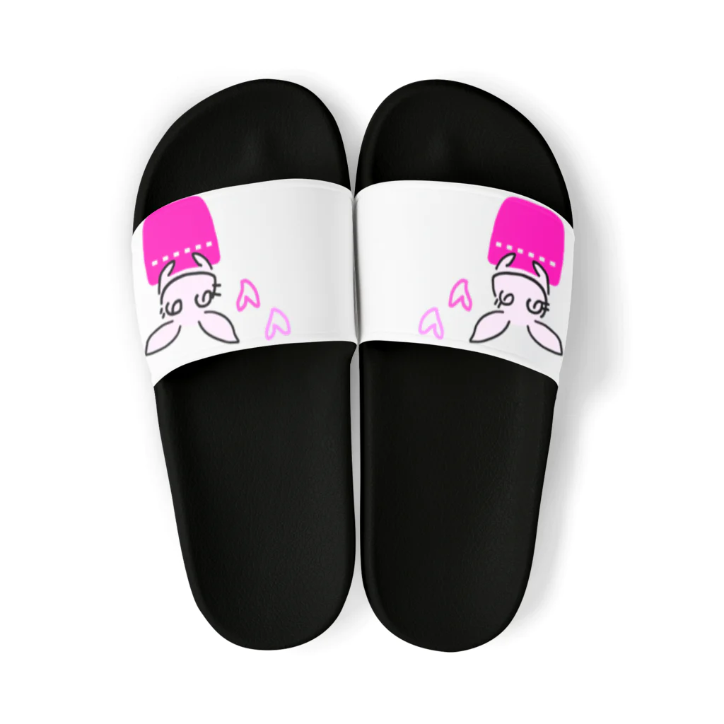 ちょらのへのへの うさぎ Sandals