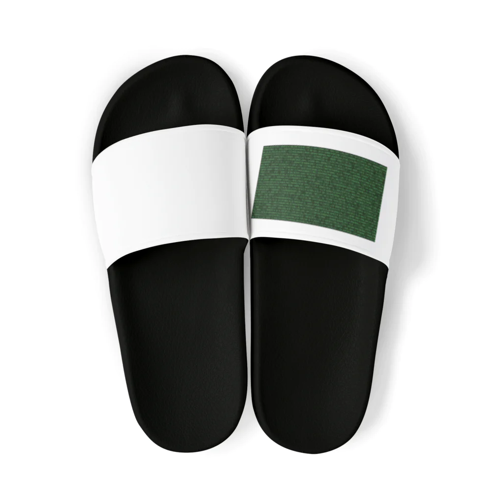 nyoonの数字の羅列（ハッカー風) Sandals