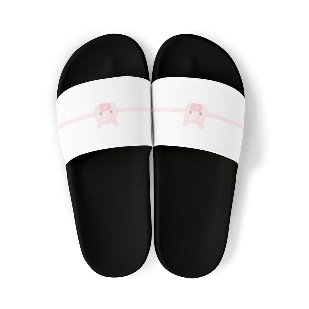 節操のないごった煮のみずひきふうぶーちゃん Sandals