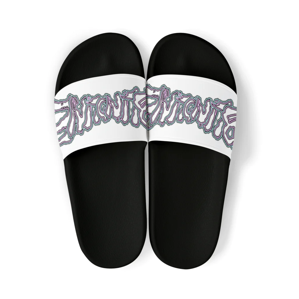 曜変天目堂のBLINDLINE LOGO Sandals