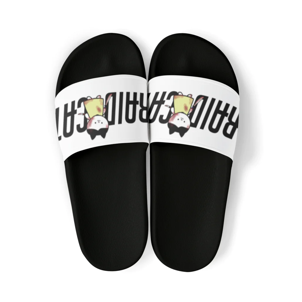 wuchan's shopのかちこみねこちゃん Sandals