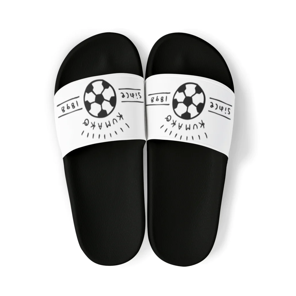 熊工サッカー部OB会のKUMAKO KOU SOCCER Sandals