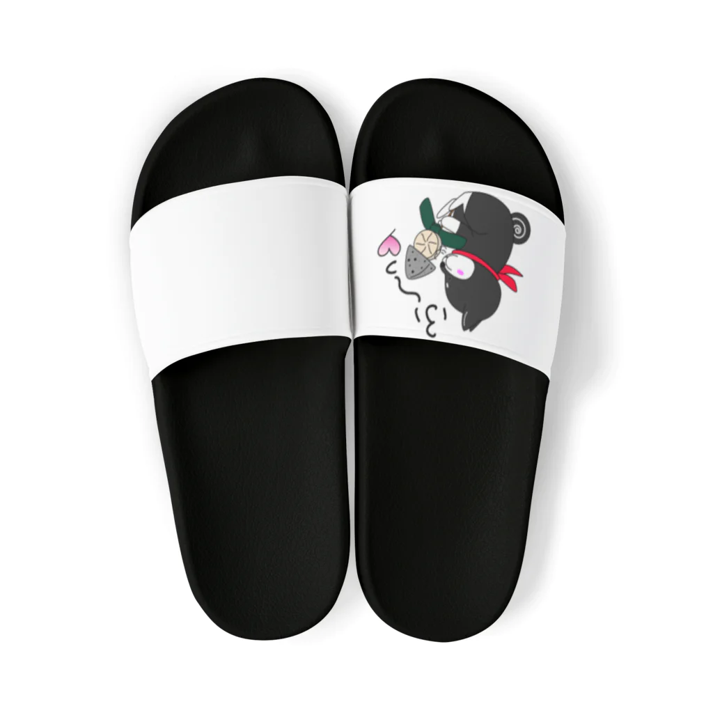 黒柴の梅吉でやんすのちゃっぶい季節にはおでんが1番！ Sandals