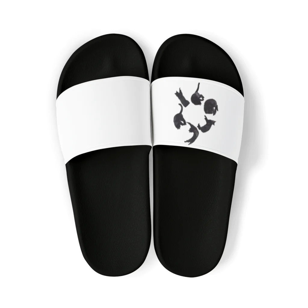 carbonbonの猫文字カーボン Sandals