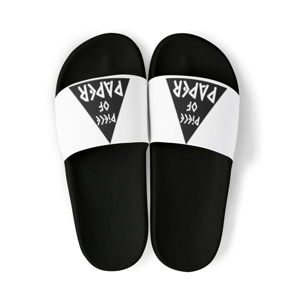 piece of paper skateboardingのpiece of paper skateboarding Sandals