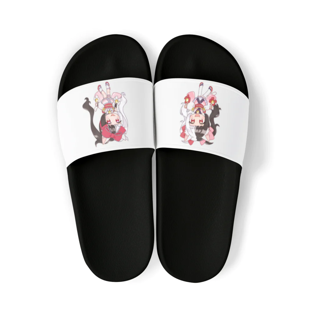 asuma_tetoのにゃんだふるっ！グッズ Sandals