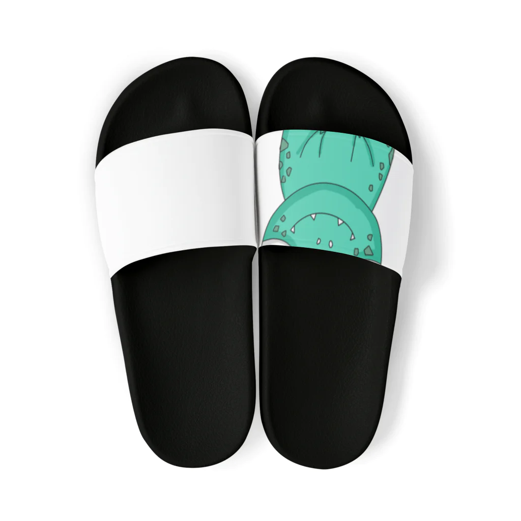 オリジナル　PLUSのかわいい恐竜 Sandals