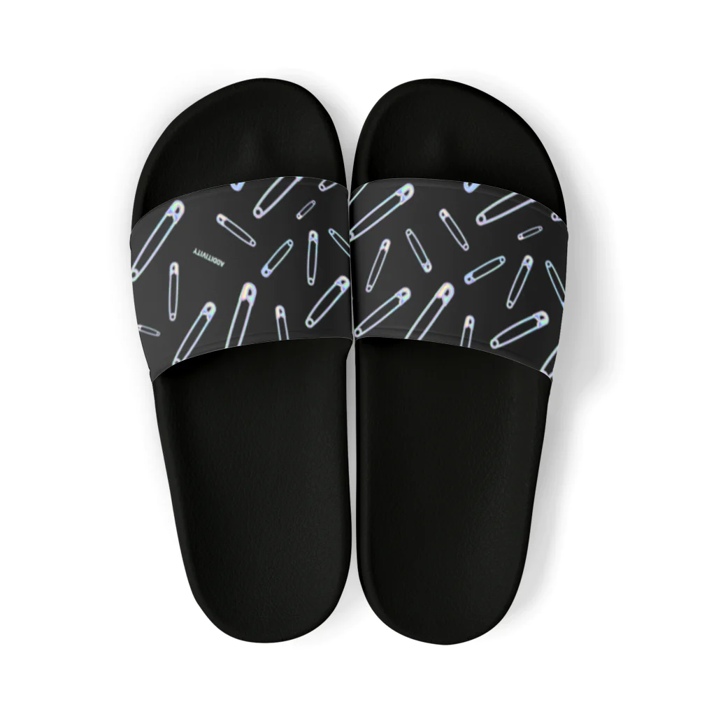IENITY　/　MOON SIDEの【ADDITIVITY】 セーフティーピン #HOLO Black サンダル用 Sandals
