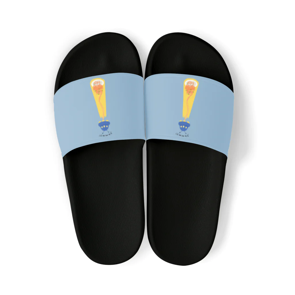 ないものねだりのナポリタン泥棒(blue) Sandals