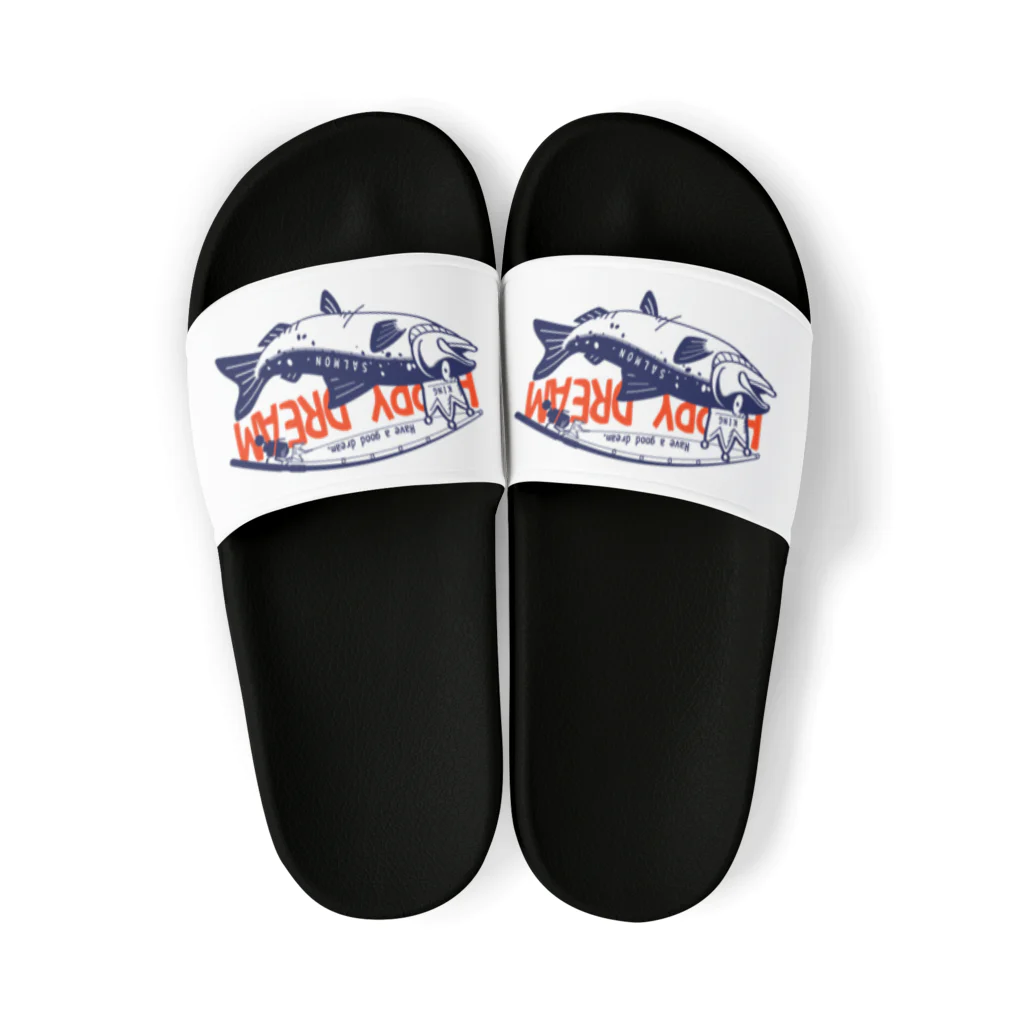 イラスト MONYAAT のサーモン サモタンの夢    ちいさめ Sandals