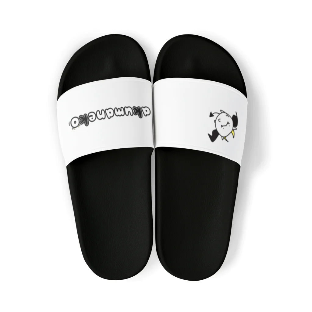 【公式】あくまねこのわんぽいんとあくまねこ Sandals