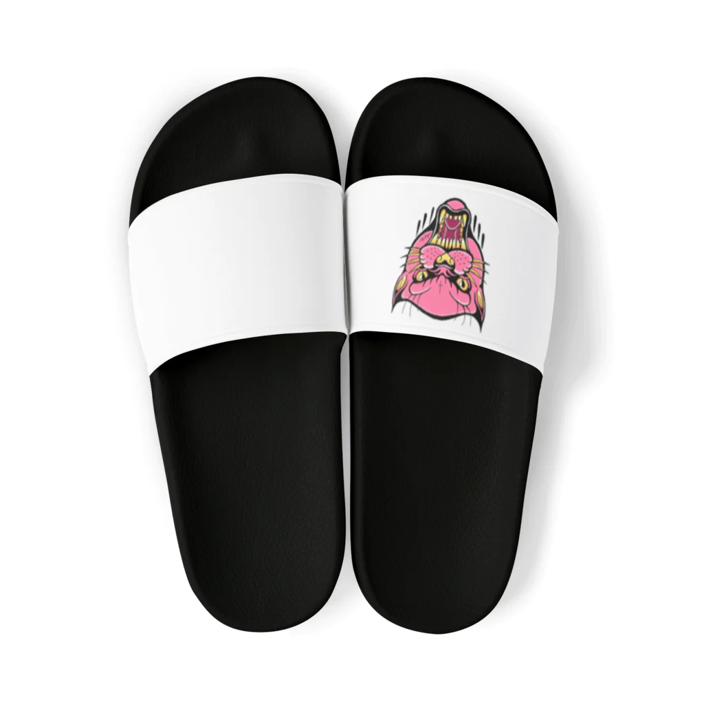 ACA oldschool tatsのPink panther Sandals