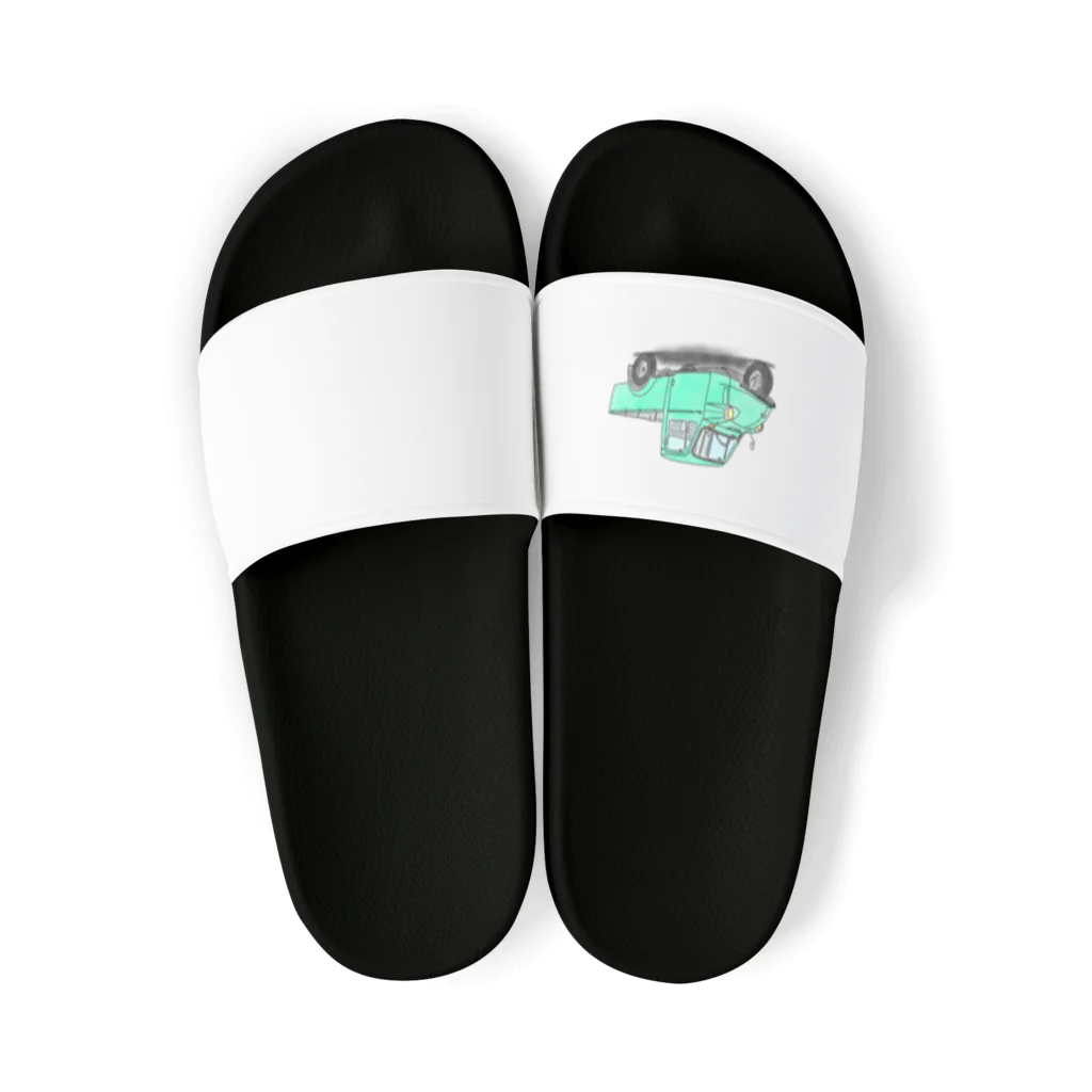 もちぃのミゼット グリーン Sandals