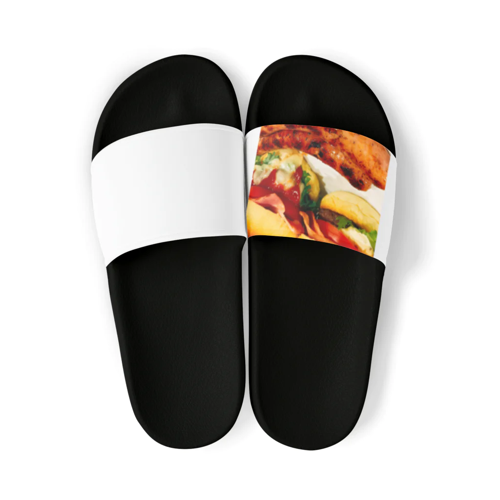 1569のハンバーガー＆ソーセージ Sandals