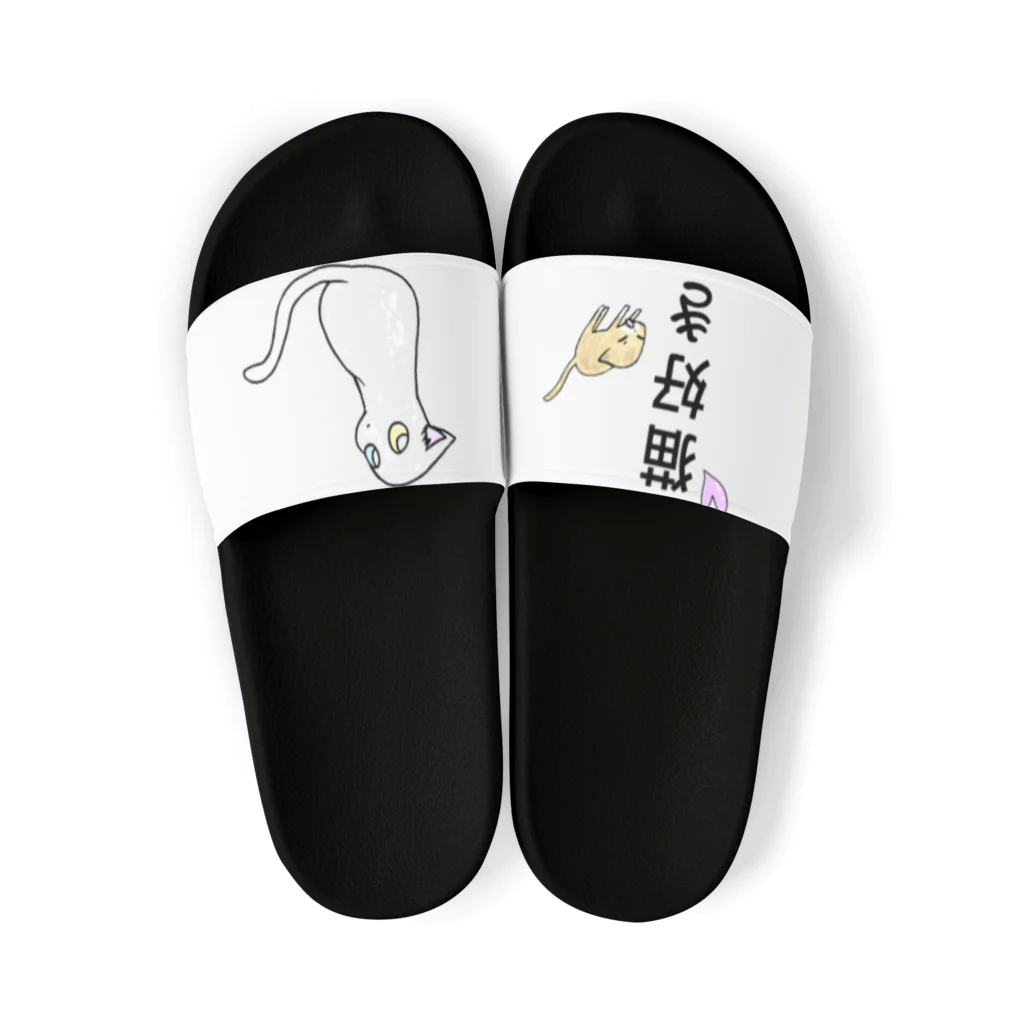 さことこ『カワウソのうに』の猫好き(あくびver.) Sandals