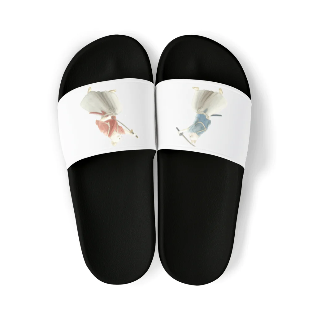 Amiの赤侍猫 Sandals