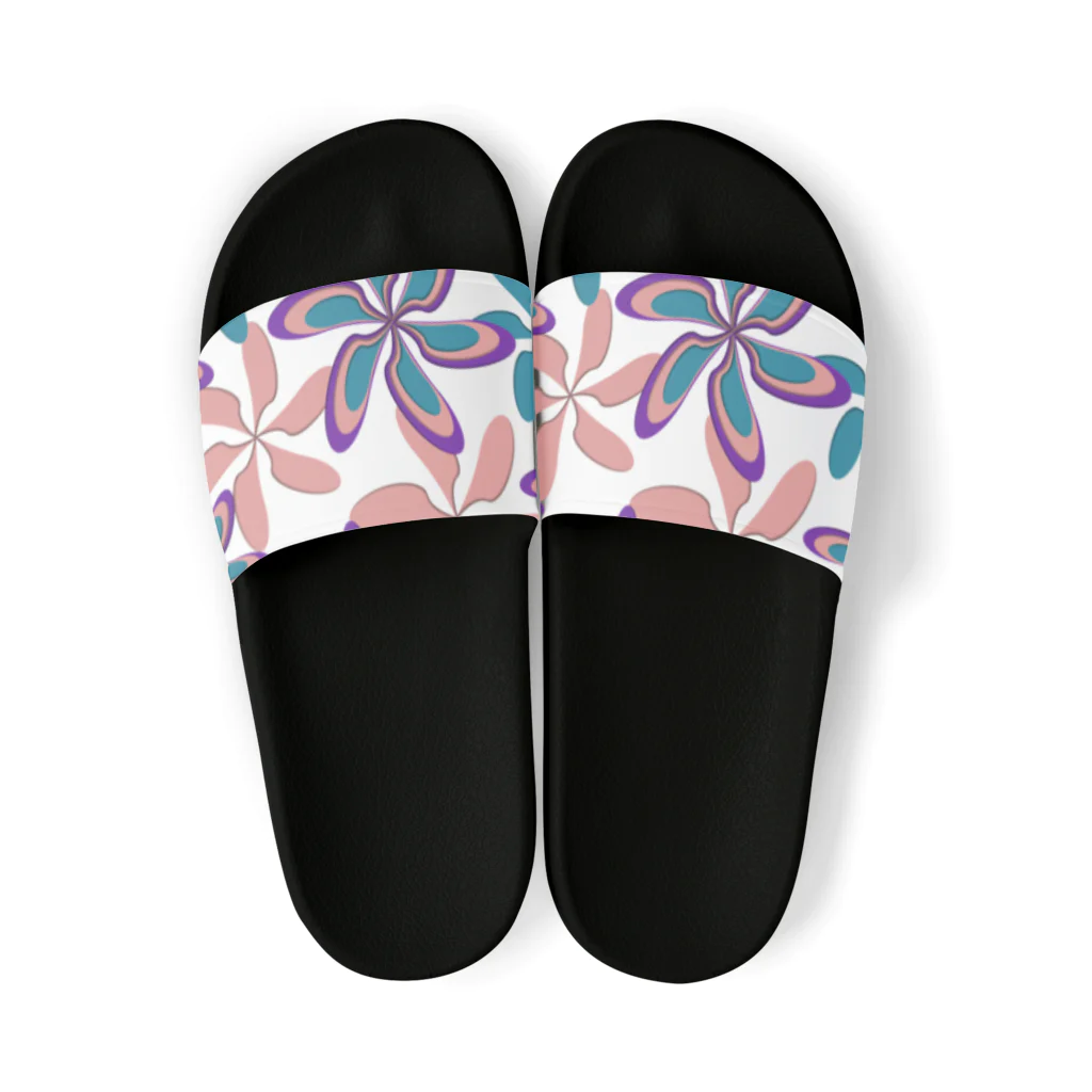 WISSCOLOR【ｳｨｽﾞｶﾗｰ】のBe Colorful!!【WH/PU】 Sandals