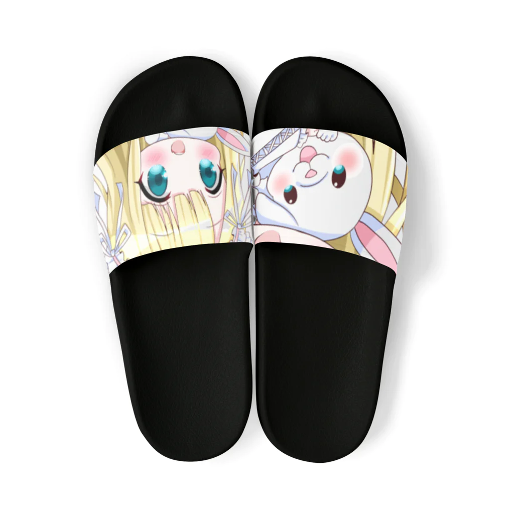 ꕤꕤひめこのお部屋ꕤꕤのひめこのうさちゃん抱っこシリーズ Sandals