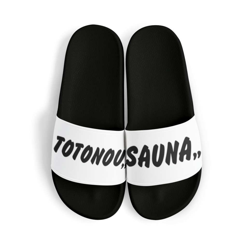 おもしろいTシャツ屋さんのTotonou ととのう 整う サウナ Sandals