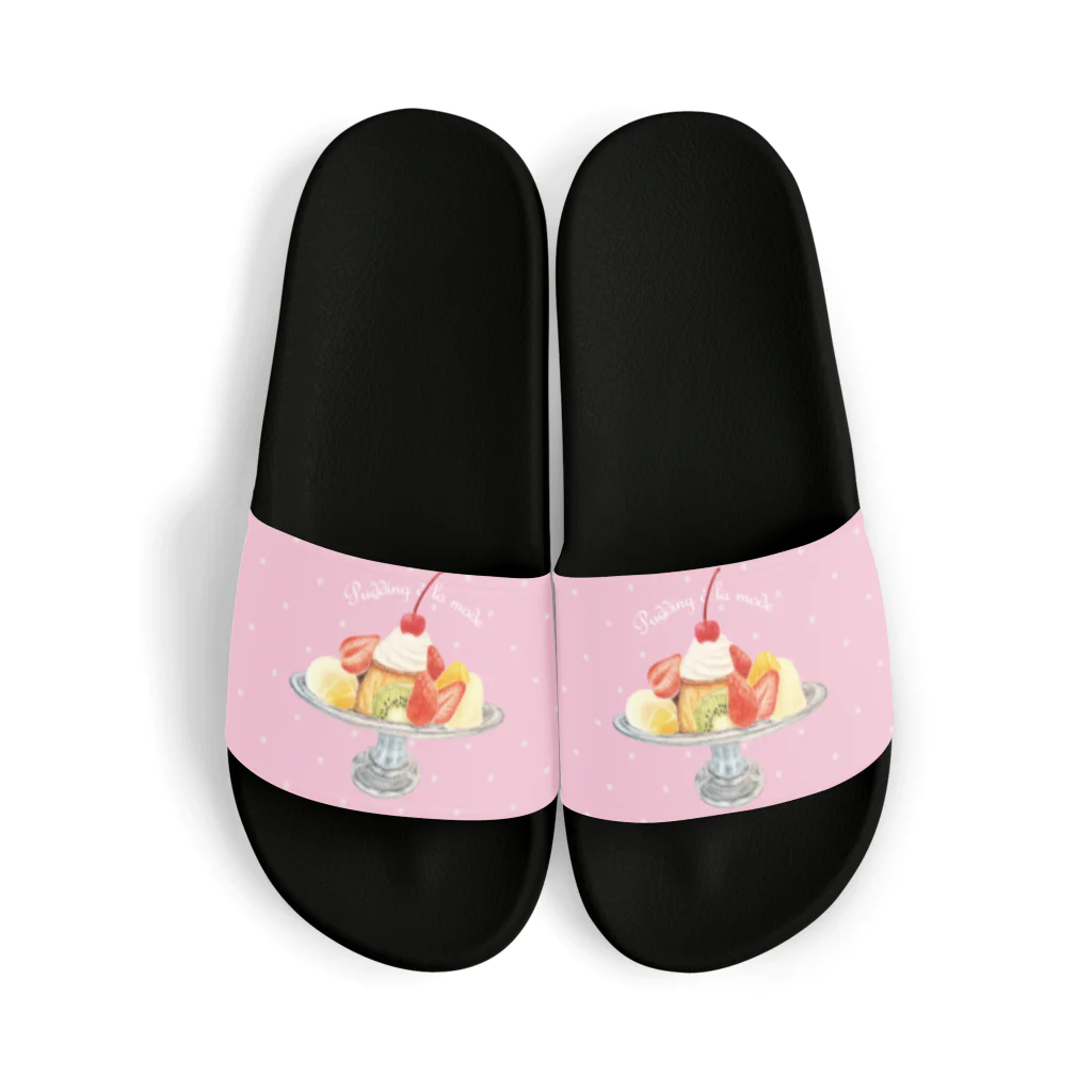 のぐちさきのプリンアラモード(pink) Sandals