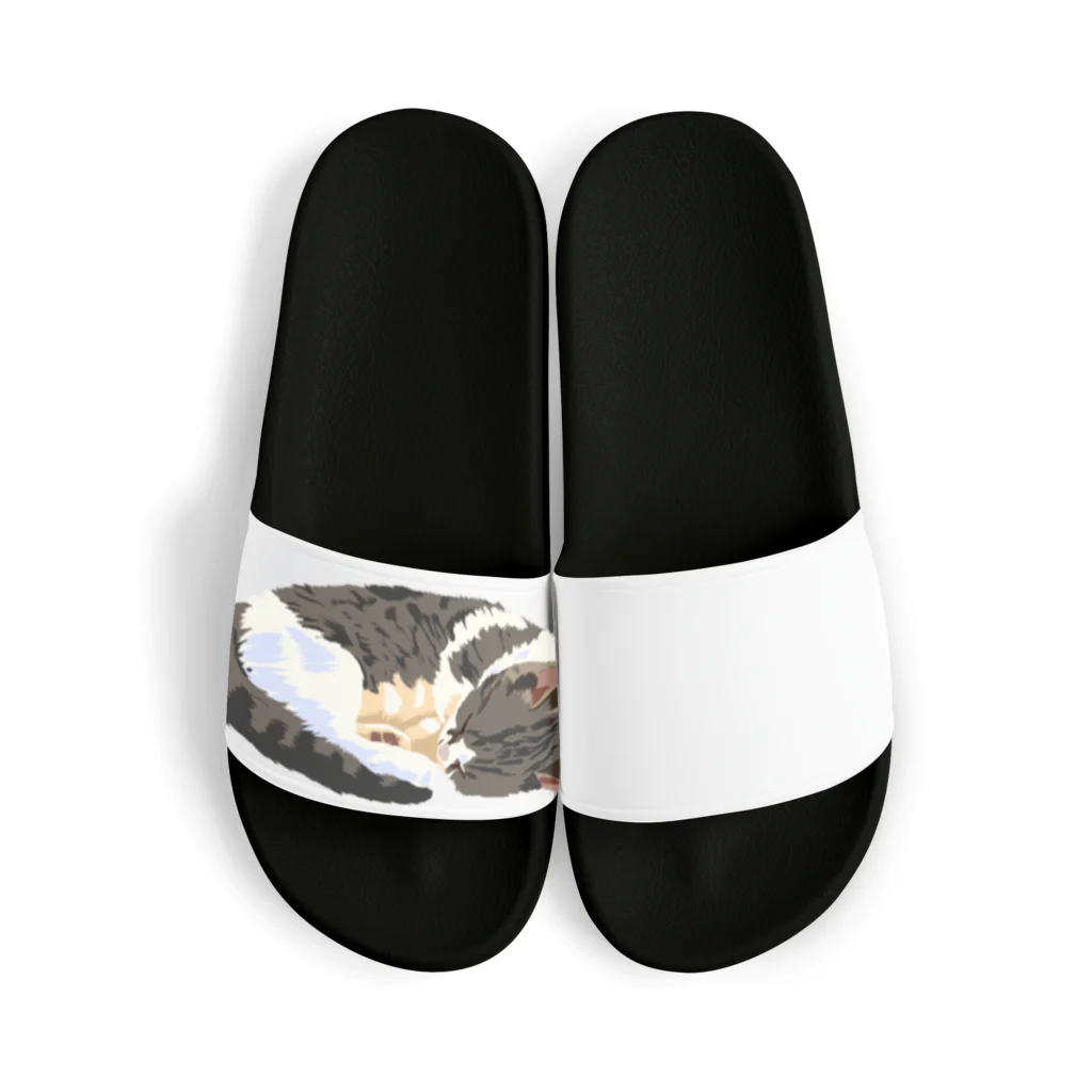 なはるんの丸まる猫 Sandals