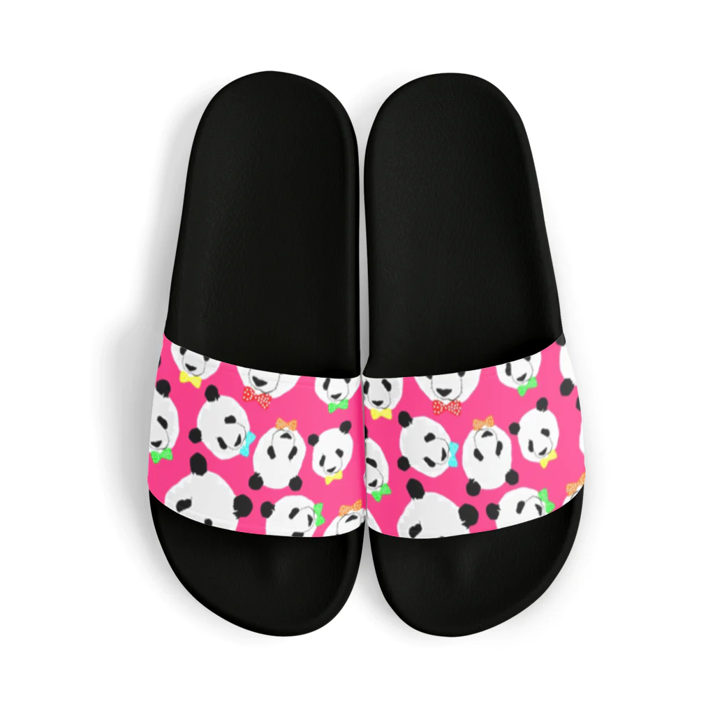 KaNaN〜パンダの密集パンダ🐼ピンクＶｅｒ． Sandals