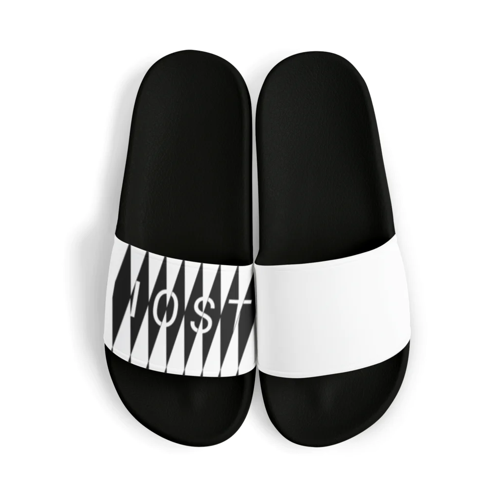 IOST_Supporter_CharityのIOSTバーサスデザイン(白黒シリーズ) Sandals