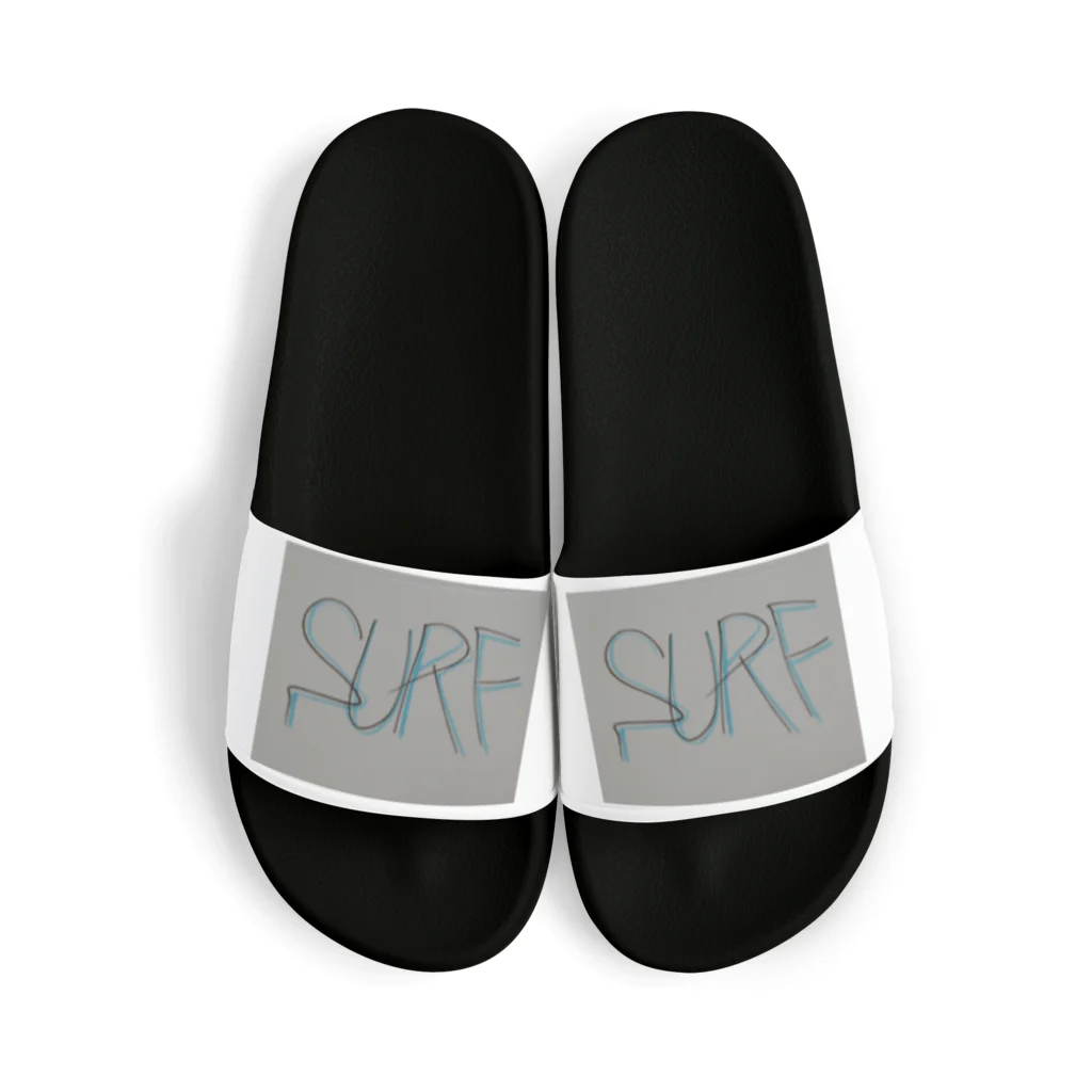 SURF810のSURF 文字(青影) Sandals