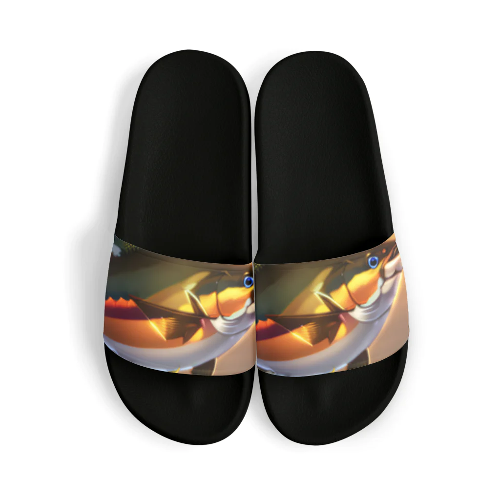 shakotan-hiroの巨大なマグロのグッズ Sandals