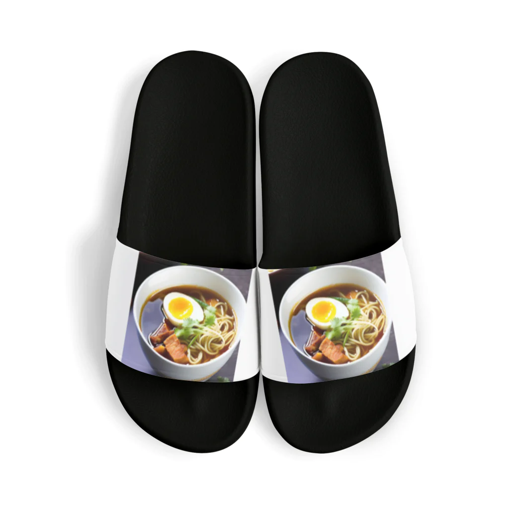 アートとデザインの魔法師けけのラーメン好きにはたまらんね Sandals