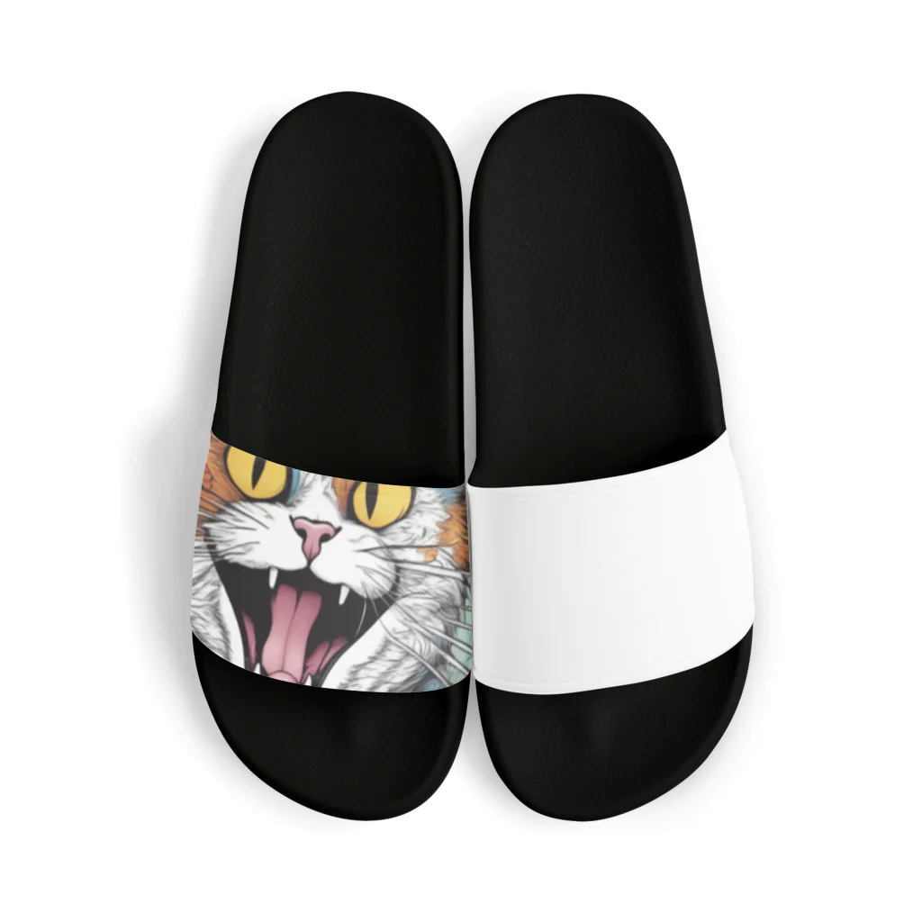 washi-and-washichanのゲス猫 Sandals