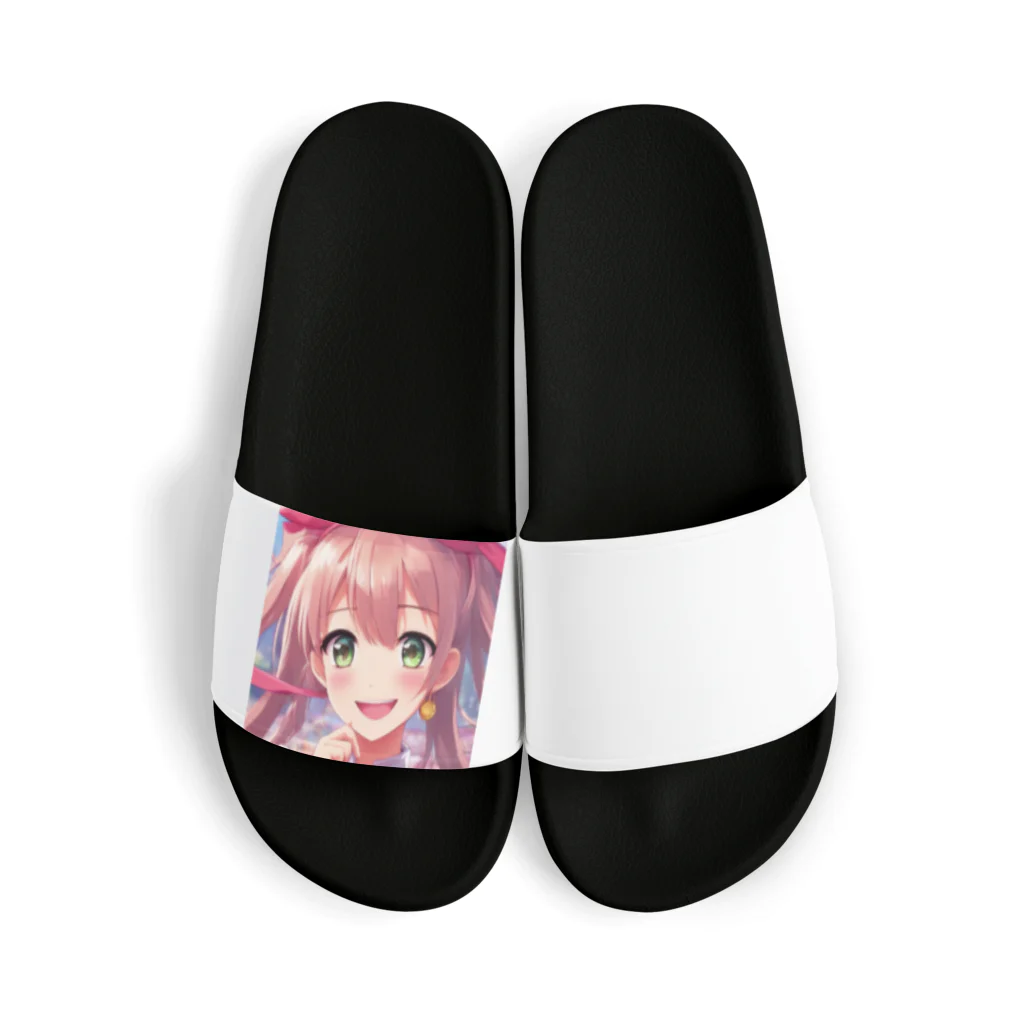 asanonnのリボン付きヘッドバンドな女の子 Sandals