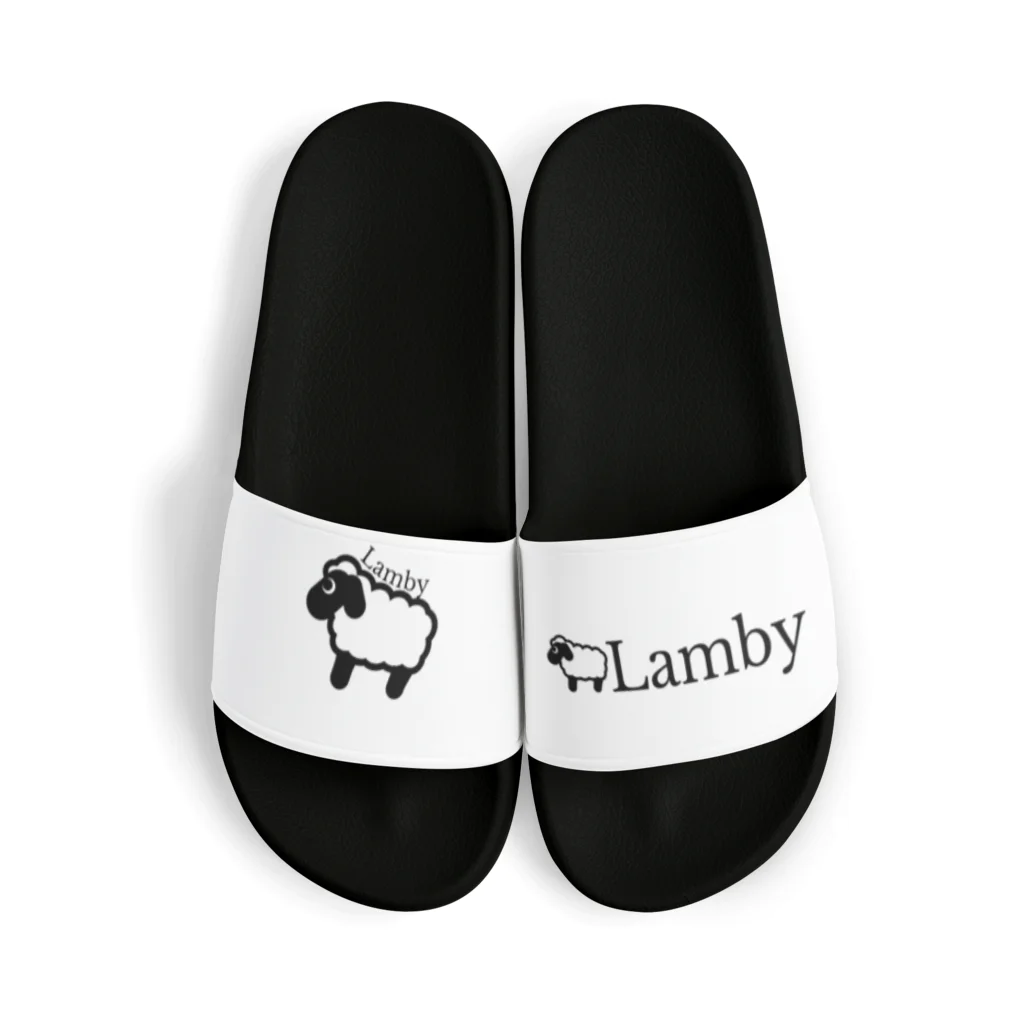 LambyのLamby背中ロゴシリーズ サンダル