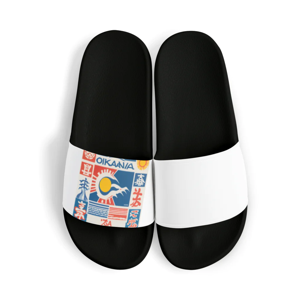 kaiminsapoの沖縄　琉球ティーダロゴ Sandals