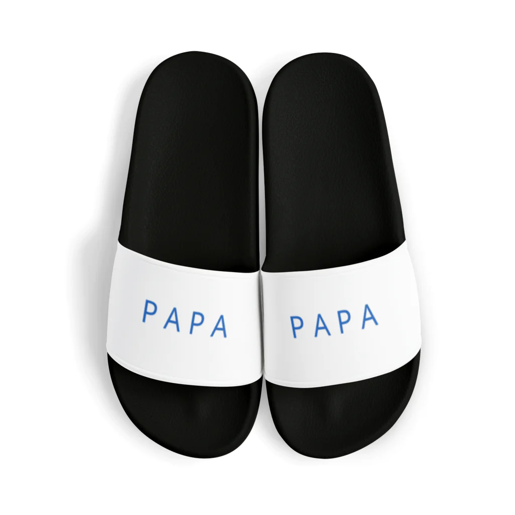 moiのPAPA（ブルー） Sandals