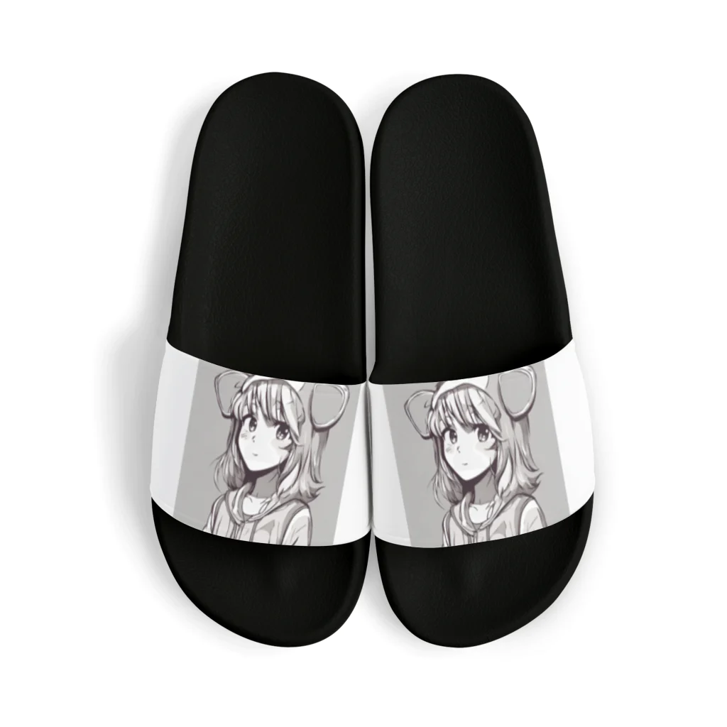 Mahaloのパーカーの女の子 Sandals