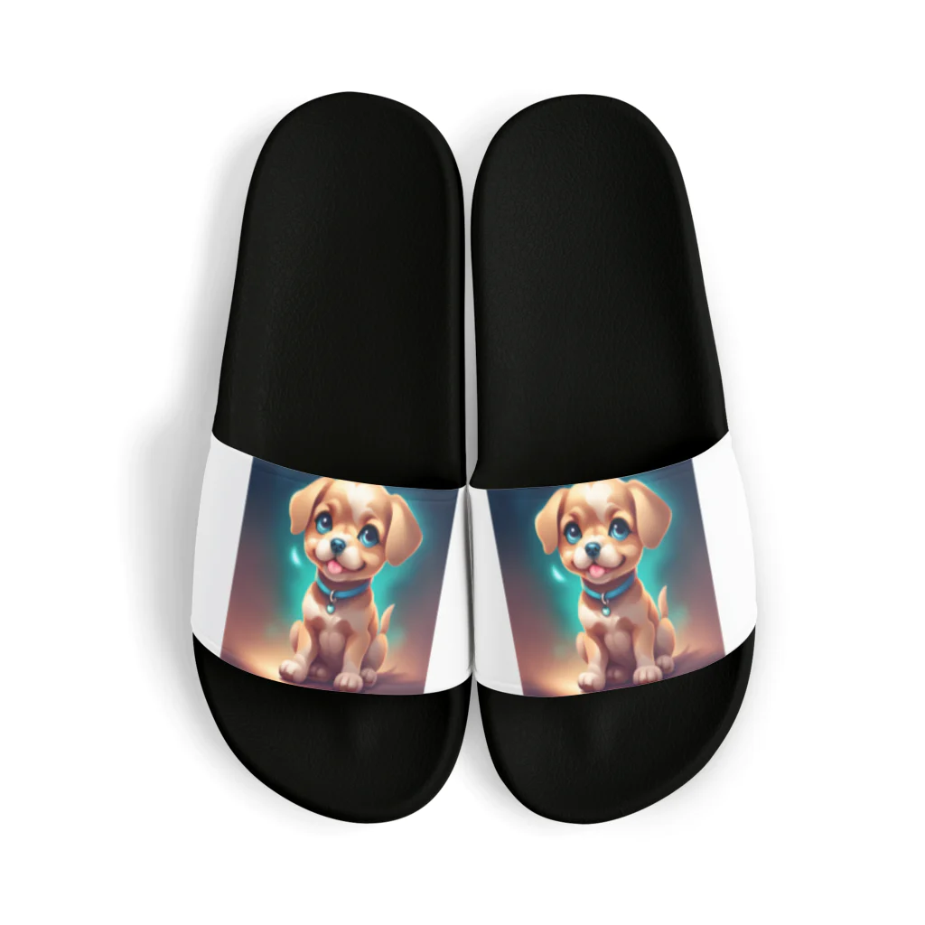 pompomダンスの小犬のぽちくん！ Sandals