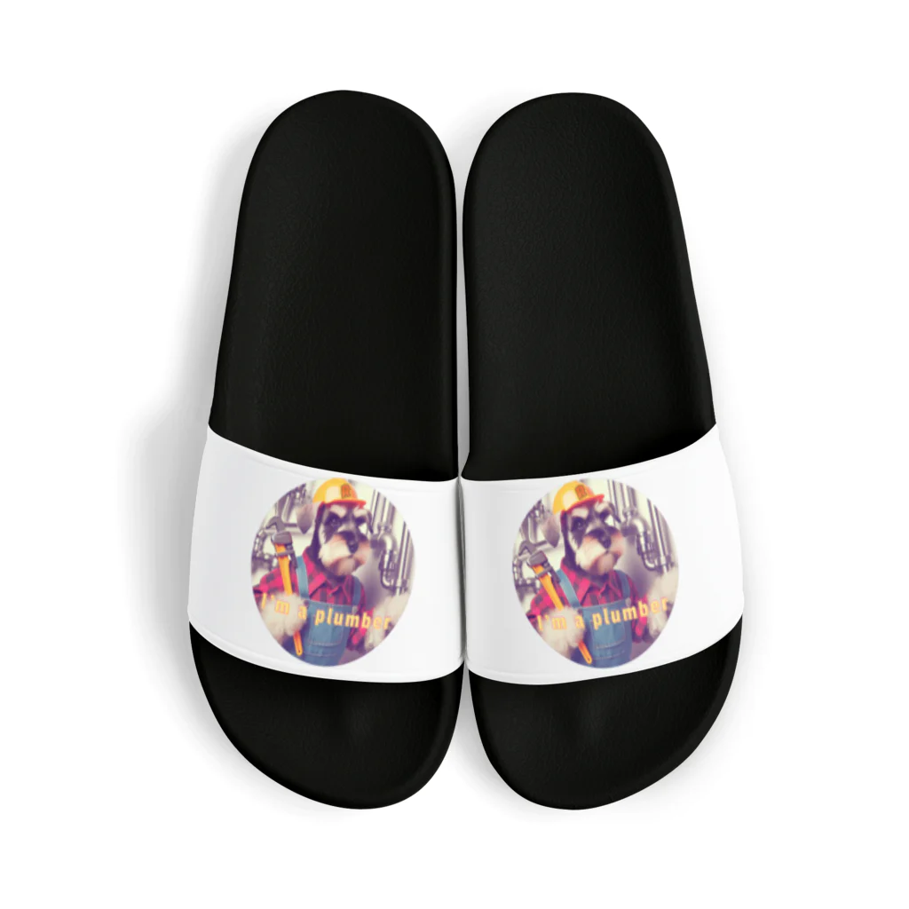 レミオのひとりごとチャンネルの働くワンコ Sandals