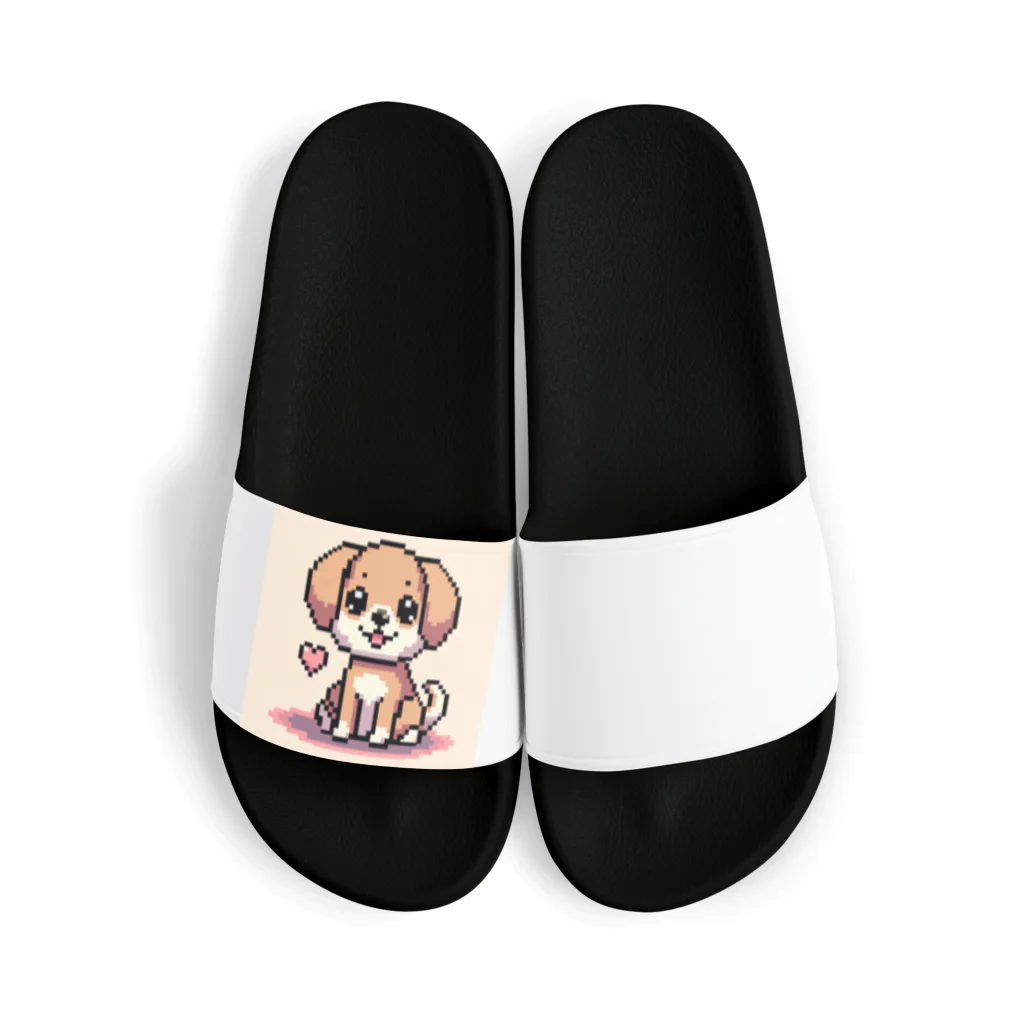 wanwan!!のワンチャン　ドット絵 Sandals