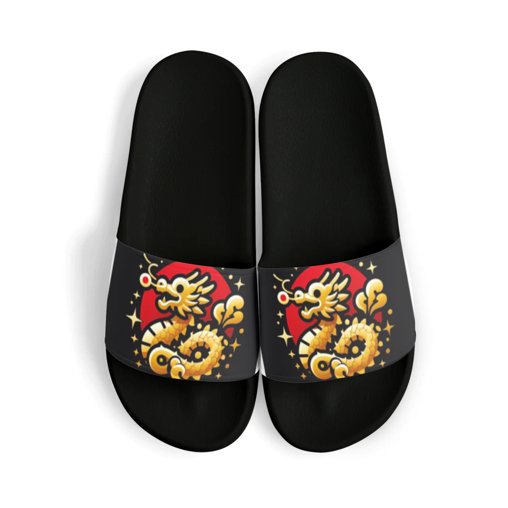 幸福龍神の幸運を呼ぶ金龍ちゃん🐉 Sandals